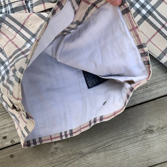 Vintage Burberry London Novacheck Bomber Jacket Size 6 - Picture 9 of 16